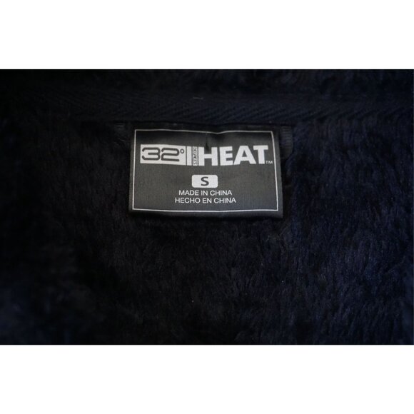 32 Degrees Heat Women’s Black Faux Fur Zip-Up Jacket - Size S - Picture 3 of 11